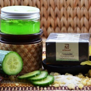 Komkommer masker - Miruntee Natural Skin Care